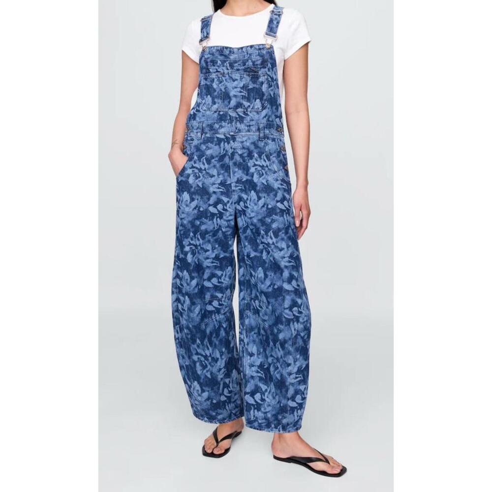 GAP Blue Floral Jumpsuit